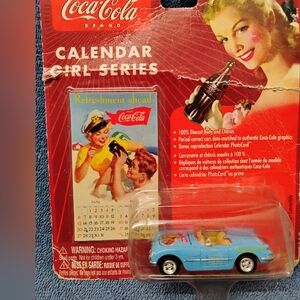 Johnny Lightning #20 coca cola calendar girls series. White lightning 49 mercury
